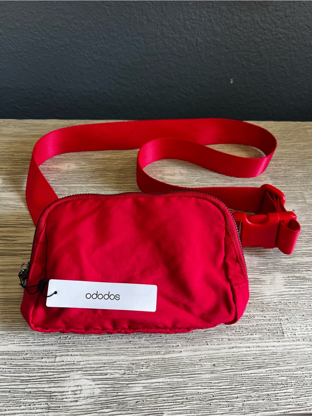 NEW!!! ododos Red Mini Crossbody Belt Bag
